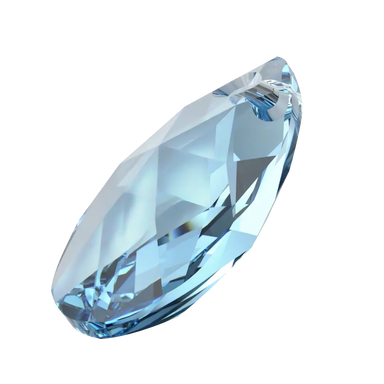 Swarovski Pendants Peardrop (6106) Aquamarine - Bluestreak Crystals