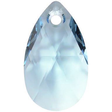 Swarovski Pendants Peardrop (6106) Aquamarine - Bluestreak Crystals