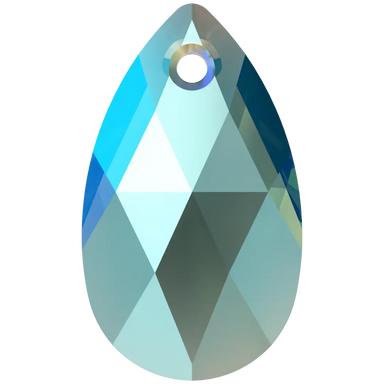 Swarovski Pendants Peardrop (6106) Emerald Shimmer - Bluestreak Crystals