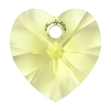 Swarovski Pendants Xilion Heart (6228) Citrus Green - Bluestreak Crystals