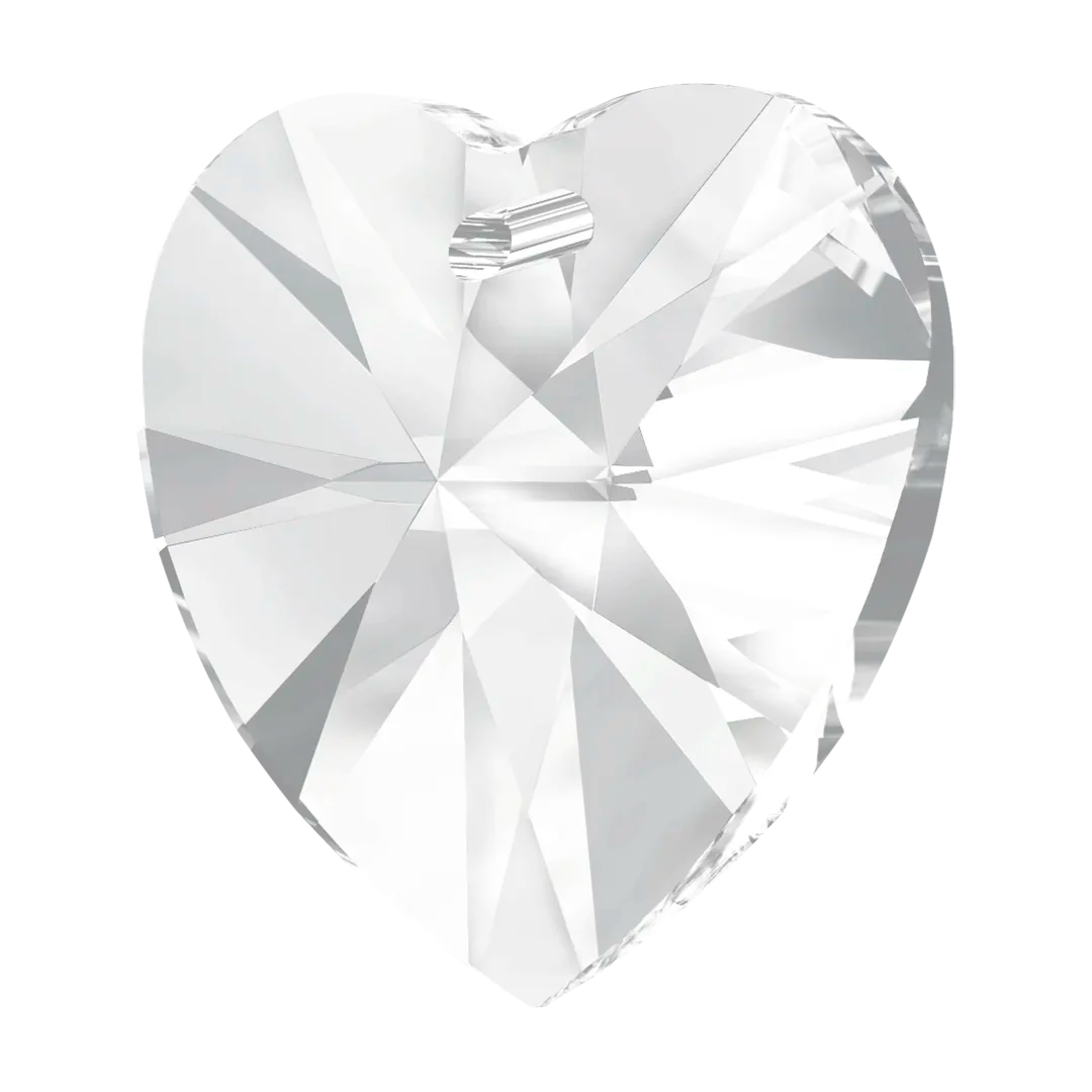 Swarovski Pendants Xilion Heart (6228) Crystal - Bluestreak Crystals