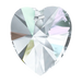Swarovski Pendants Xilion Heart (6228) Crystal AB - Bluestreak Crystals