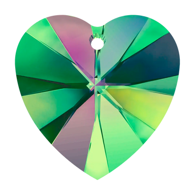 Swarovski Pendants Xilion Heart (6228) Crystal Vitrail Medium - Bluestreak Crystals