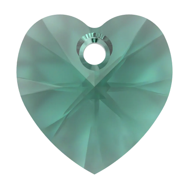 Swarovski Pendants Xilion Heart (6228) Emerald - Bluestreak Crystals
