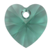 Swarovski Pendants Xilion Heart (6228) Emerald - Bluestreak Crystals