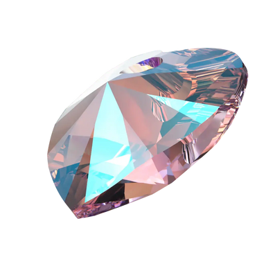 Swarovski Pendants Xilion Heart (6228) Light Amethyst Shimmer - Bluestreak Crystals