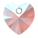 Swarovski Pendants Xilion Heart (6228) Light Amethyst Shimmer - Bluestreak Crystals