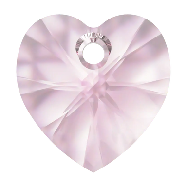 Swarovski Pendants Xilion Heart (6228) Light Rose - Bluestreak Crystals