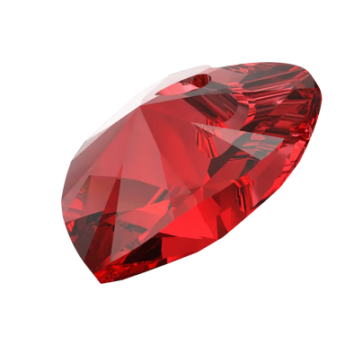 Swarovski Pendants Xilion Heart (6228) Light Siam - Bluestreak Crystals