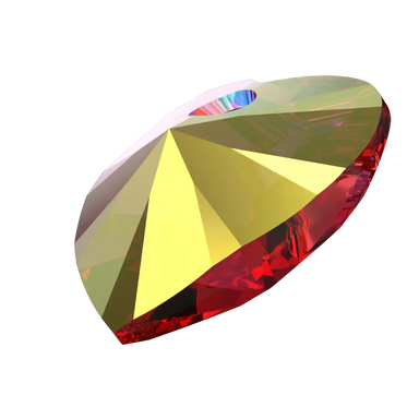 Swarovski Pendants Xilion Heart (6228) Light Siam AB - Bluestreak Crystals