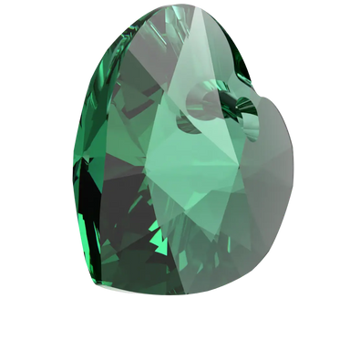 Serinity Pendants Heart (6228) Majestic Green - Bluestreak Crystals