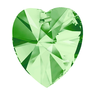 Swarovski Pendants Xilion Heart (6228) Peridot - Bluestreak Crystals