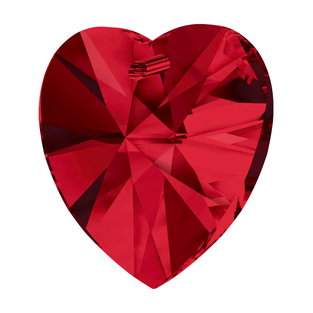 Swarovski Pendants Xilion Heart (6228) Siam - Bluestreak Crystals