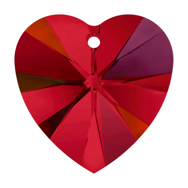 Swarovski Pendants Xilion Heart (6228) Siam AB - Bluestreak Crystals