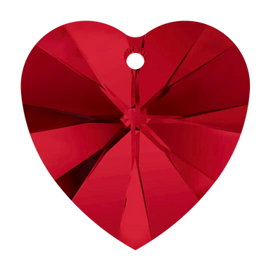 Swarovski Pendants Xilion Heart (6228) Siam - Bluestreak Crystals