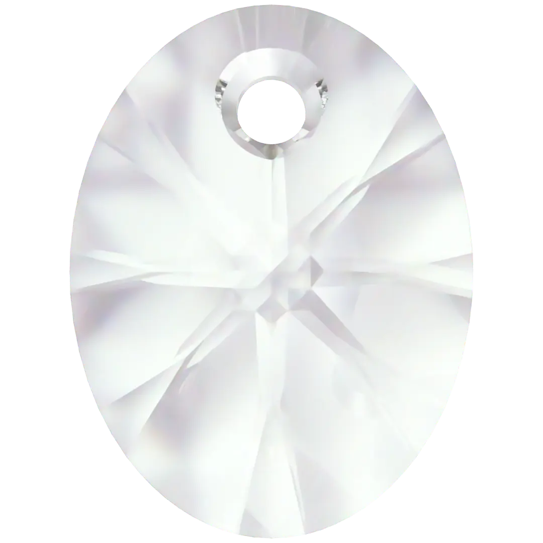 Swarovski Pendants Xilion Oval (6028) Crystal - Bluestreak Crystals
