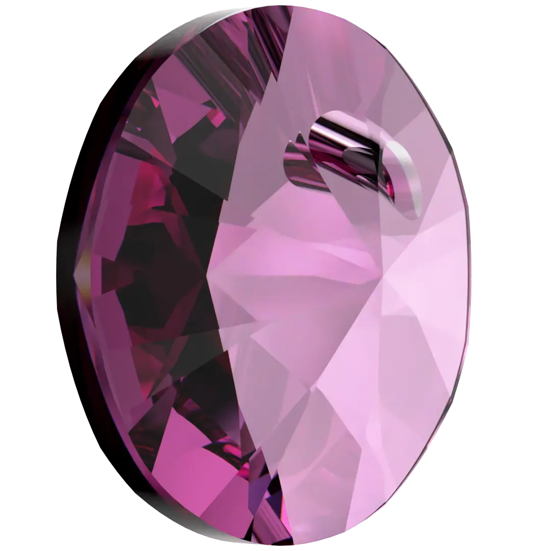 Serinity Pendants Round Cut (6428) Dark Rose - Bluestreak Crystals