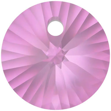 Serinity Pendants Round Cut (6428) Dark Rose - Bluestreak Crystals