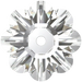 Swarovski Sew On Crystals Daisy Spacer (3700) Crystal - Bluestreak Crystals