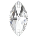 Swarovski Sew On Crystals Navette (3223) Crystal - Bluestreak Crystals