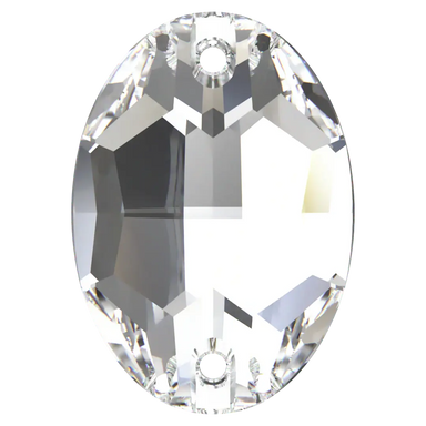 Swarovski Sew On Crystals Oval (3210) Crystal - Bluestreak Crystals