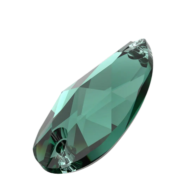 Swarovski Sew On Crystals Peardrop (3230) Emerald - Bluestreak Crystals