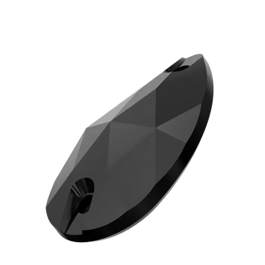 Swarovski Sew On Crystals Peardrop (3230) Jet UNFOILED - Bluestreak Crystals