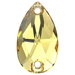 Swarovski Sew On Crystals Peardrop (3230) Light Topaz - Bluestreak Crystals
