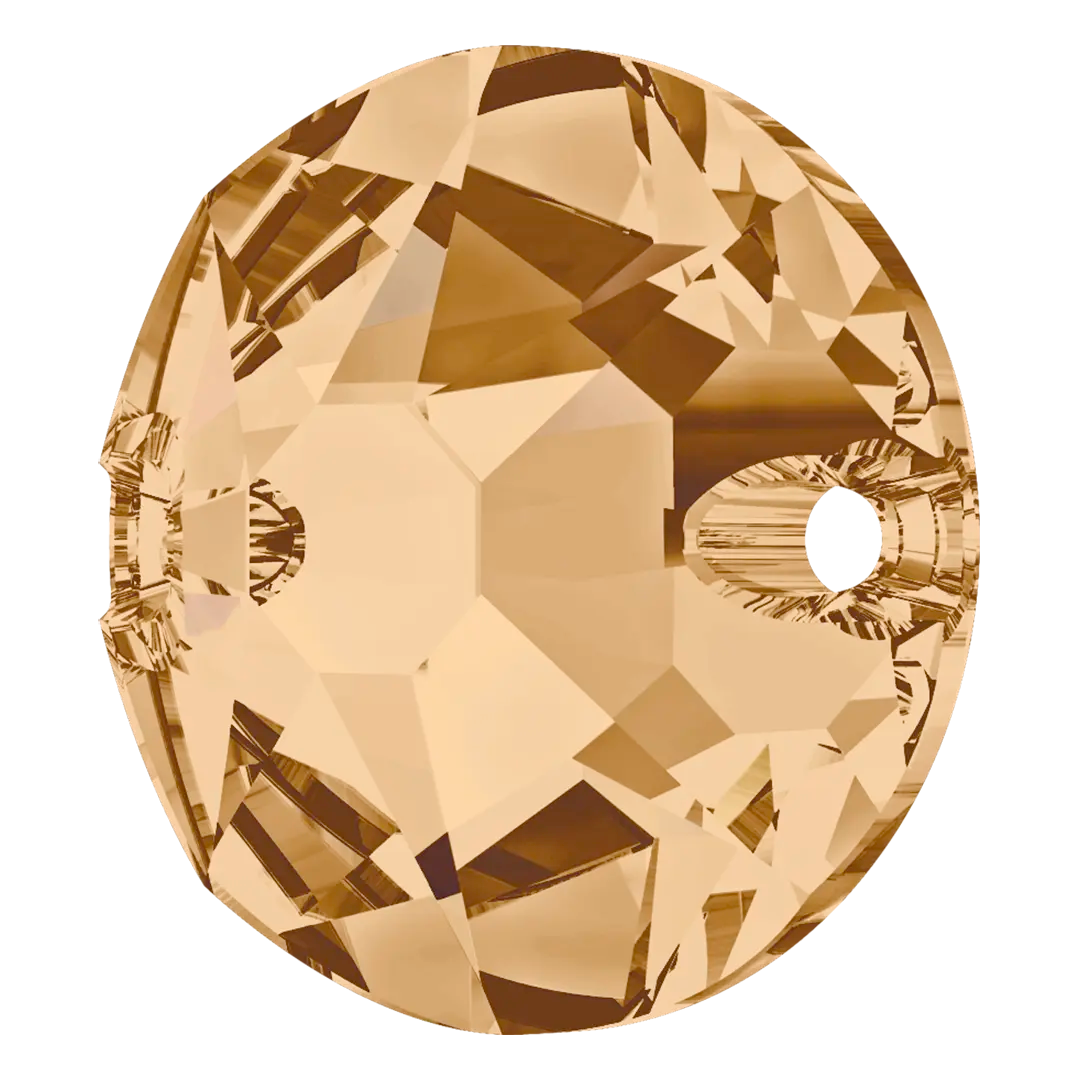 Swarovski Sew On Crystals Xirius (3288) Crystal Golden Shadow - Bluestreak Crystals