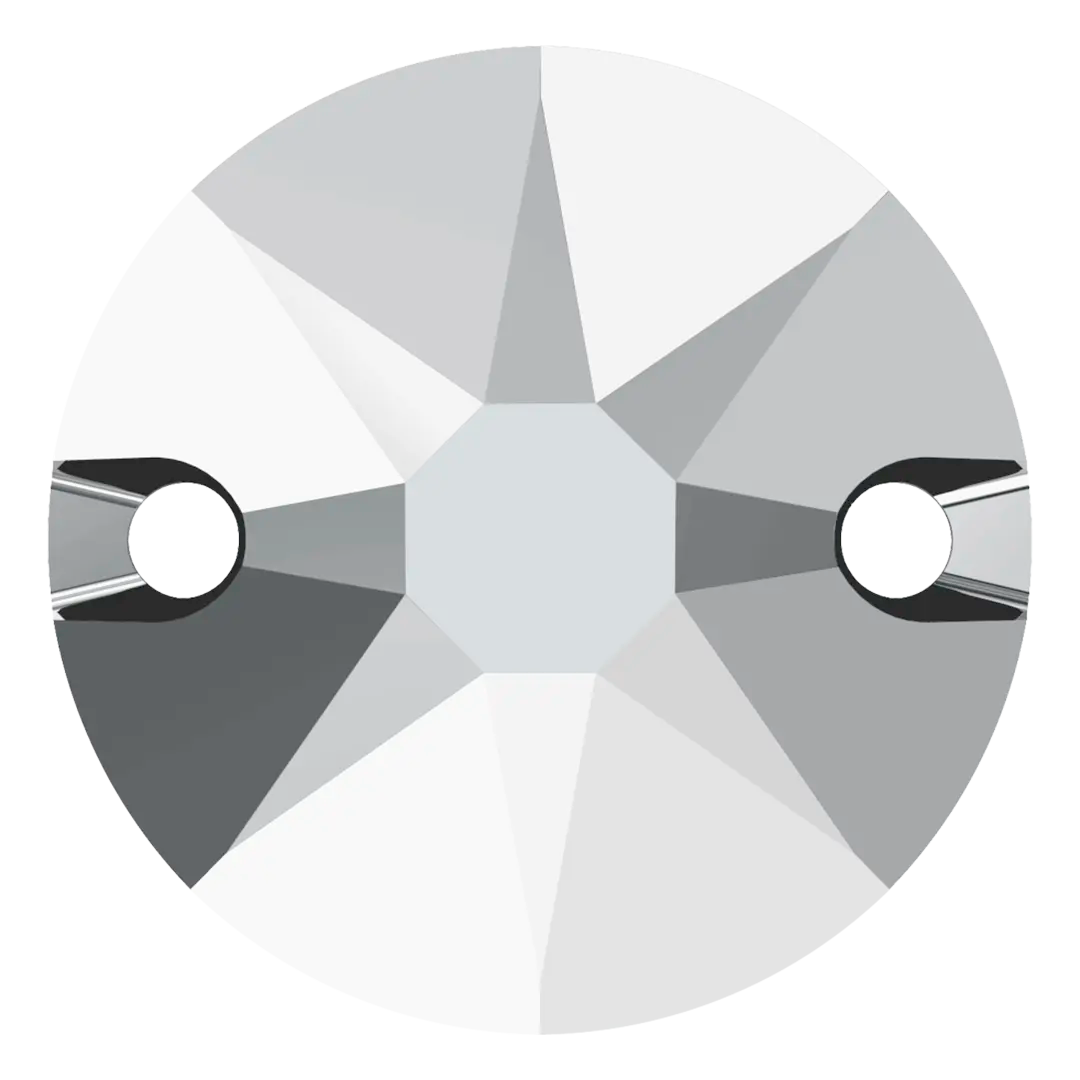 Swarovski Sew On Crystals Xirius (3288) Crystal Light Chrome - Bluestreak Crystals