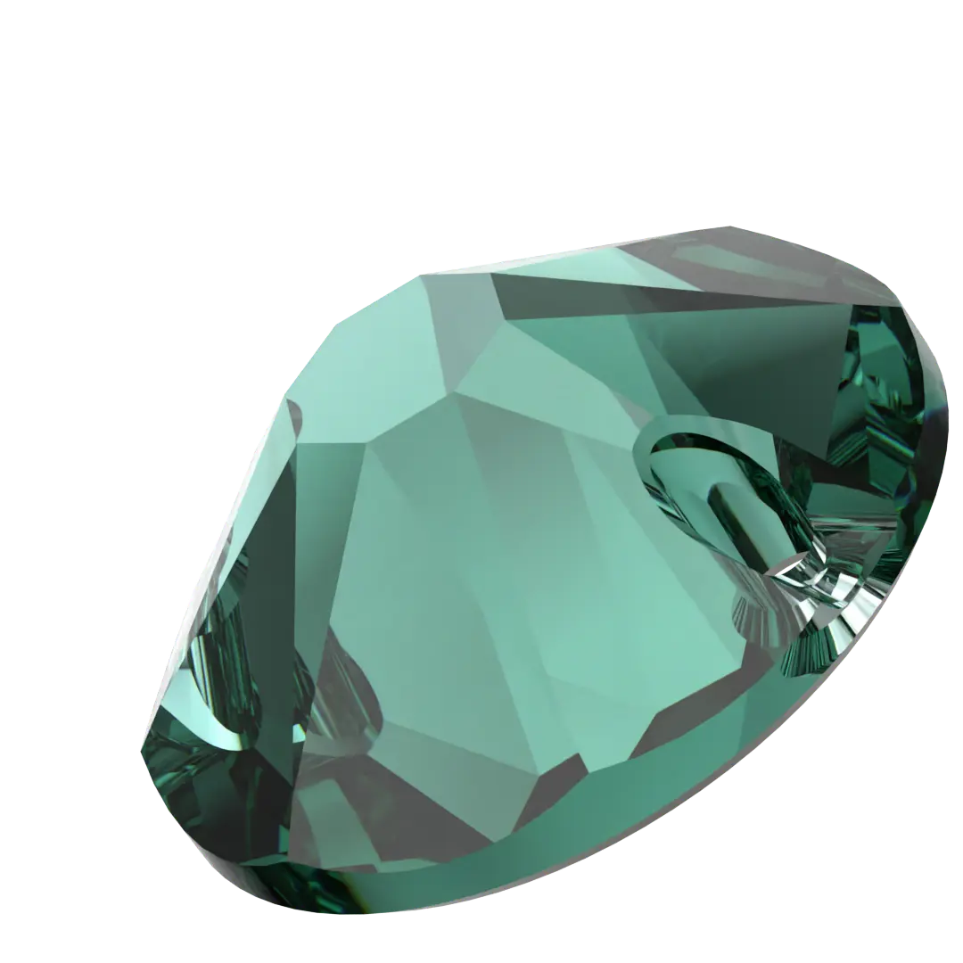 Swarovski Sew On Crystals Xirius (3288) Emerald - Bluestreak Crystals