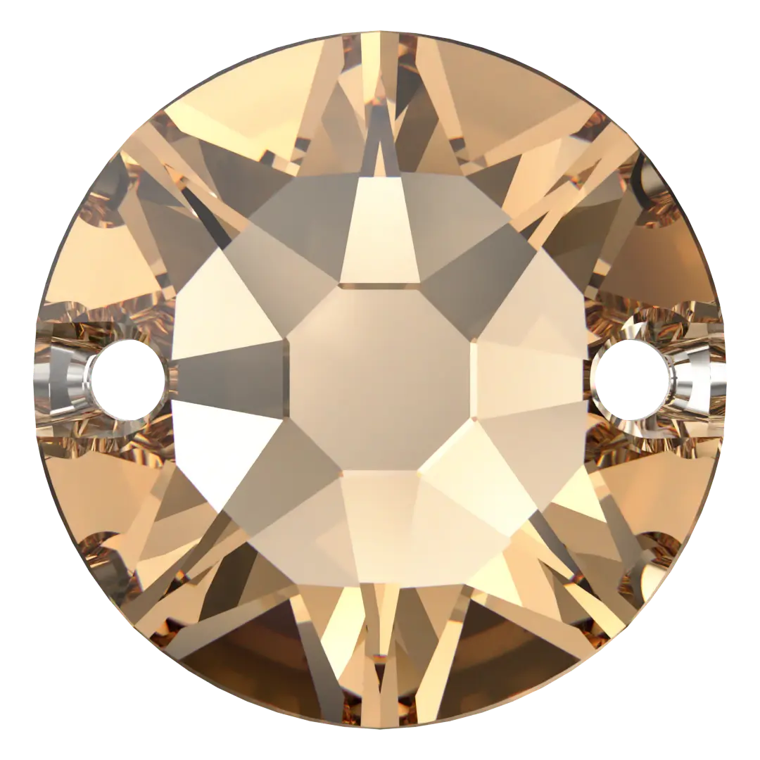 Swarovski Sew On Crystals Xirius (3288) Light Colorado Topaz - Bluestreak Crystals