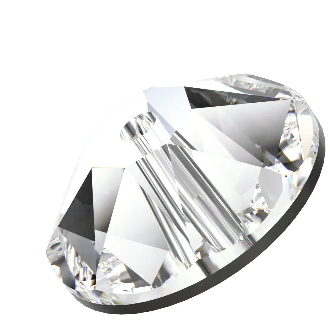 Swarovski Sew On Crystals Xirius Lochrose (3188) Crystal - Bluestreak Crystals