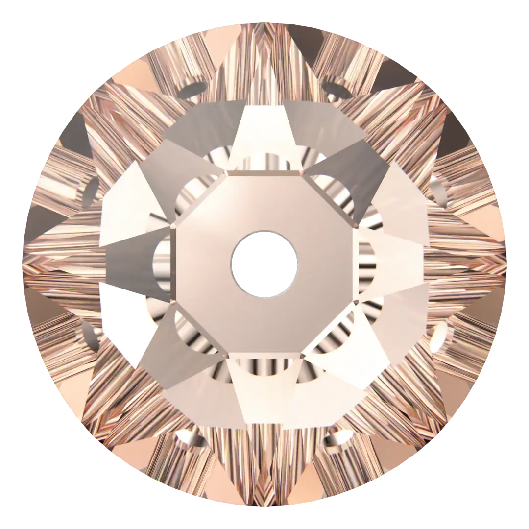 Swarovski Sew On Crystals Xirius Lochrose (3188) Light Peach - Bluestreak Crystals