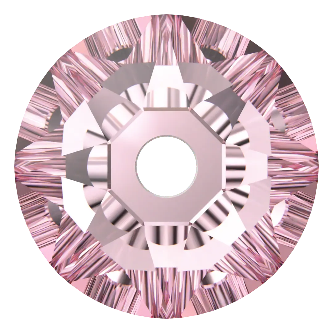 Swarovski Sew On Crystals Xirius Lochrose (3188) Light Rose - Bluestreak Crystals